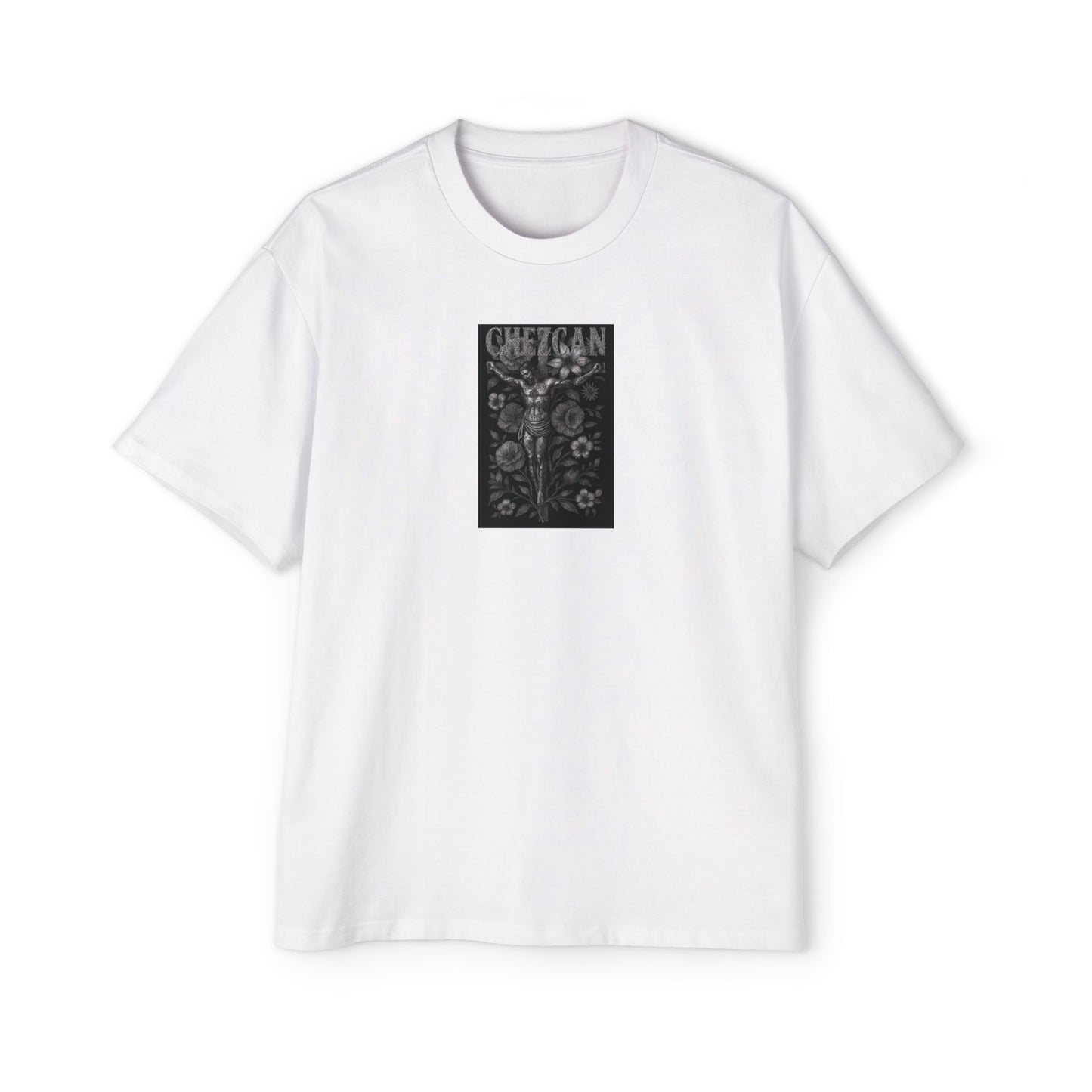 CHICANO Couture: Flor de Sombra Oversized Tee