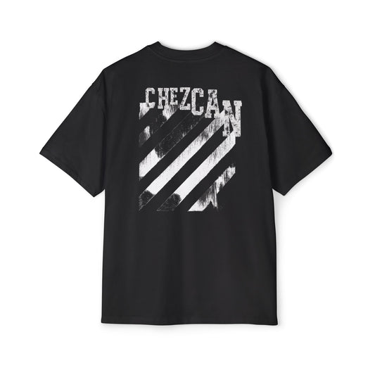 Strié Noire Oversized Tee